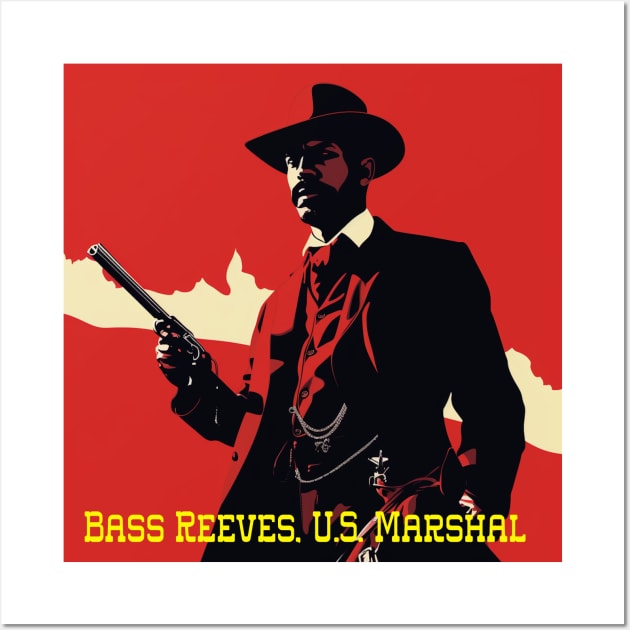 Bass Reeves - Design 1 Wall Art by Joe Neckbone's Hangout